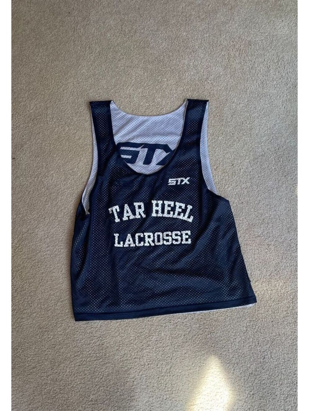 RARE University of North Carolina Tar Heels Practice Lacrosse Jersey Reversible
